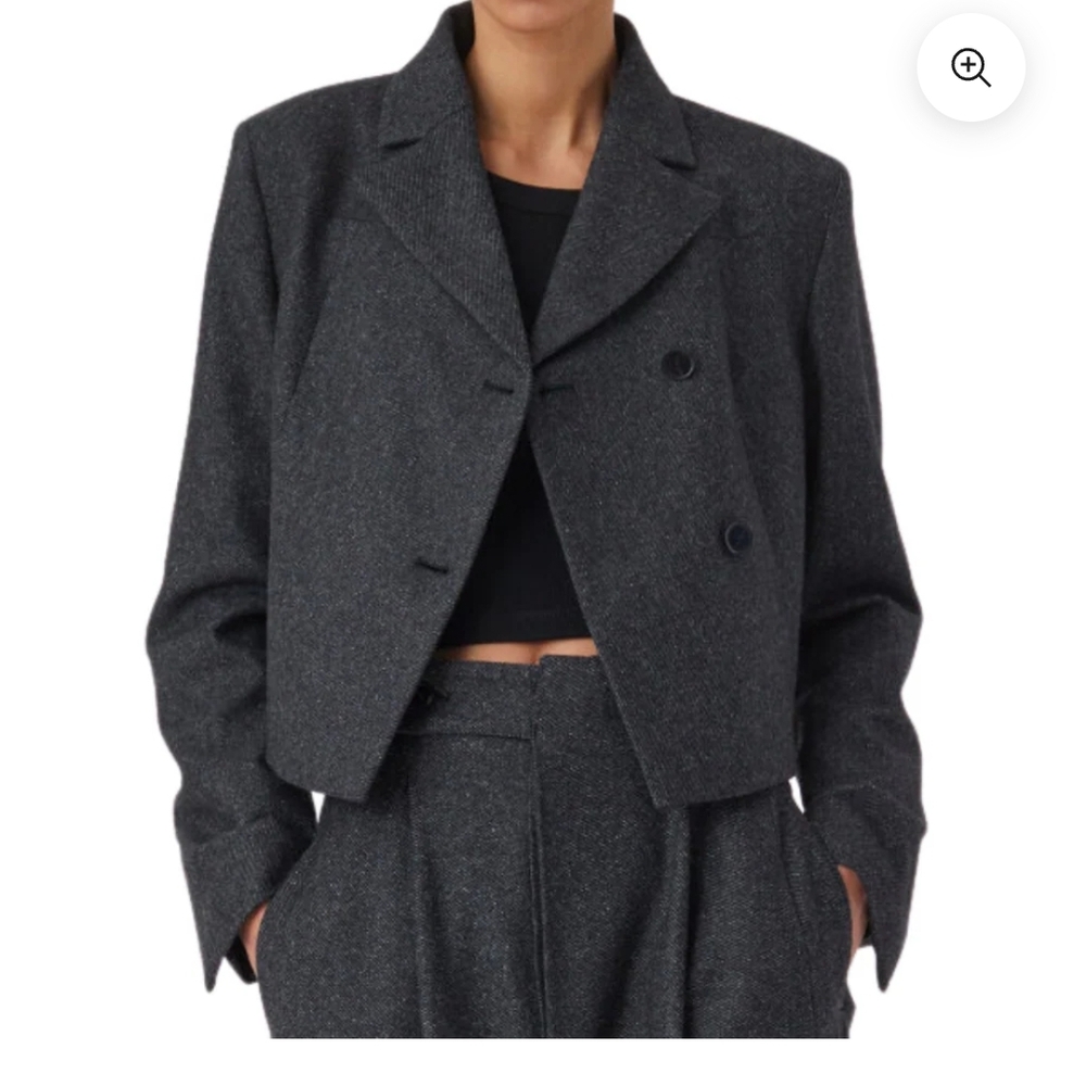 Vintage | Polo by Ralph Lauren Wool Charcoal Blazer